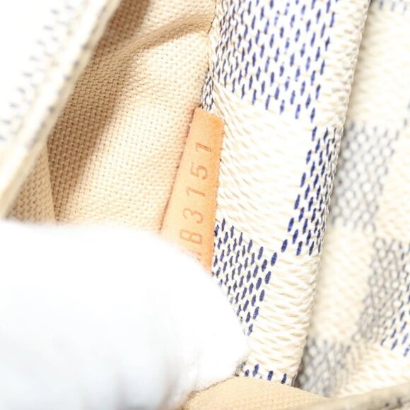 LOUIS VUITTON Damier Azur Totally MM Tote Bag N51262 LV Auth 126221 - Picture 11 of 16